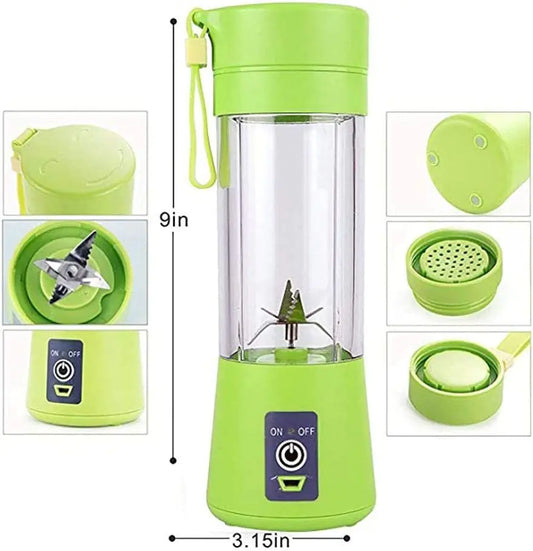 Personal blender with 6 blades; Personal Size Blender Juicer Cup; Smoothies and Shakes Blender; Handheld Fruit Machine; Blender Mixer Home
